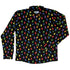 Rainbow Kawaii Ghosts Long Sleeve Button Up Shirt Geek Nerd 0925 adult sizing All Adult Button Up Shirts