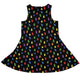 Rainbow Kawaii Ghosts Dress Geek Nerd 0925 Design by Tobe Fonseca Fantasy Prints