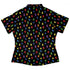 Rainbow Kawaii Ghosts Curvy Button Up Shirt Geek Nerd 0925 All Adult Button Up Shirts Anime