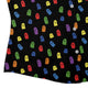 Rainbow Kawaii Ghosts Curvy Button Up Shirt Geek Nerd 0925 All Adult Button Up Shirts Anime
