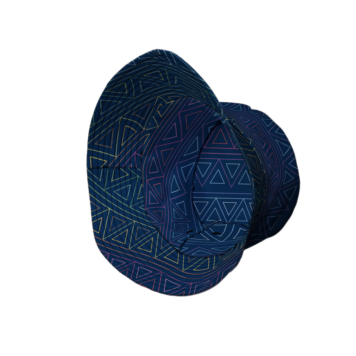 Rainbow Tribal Bucket Hat Side View
