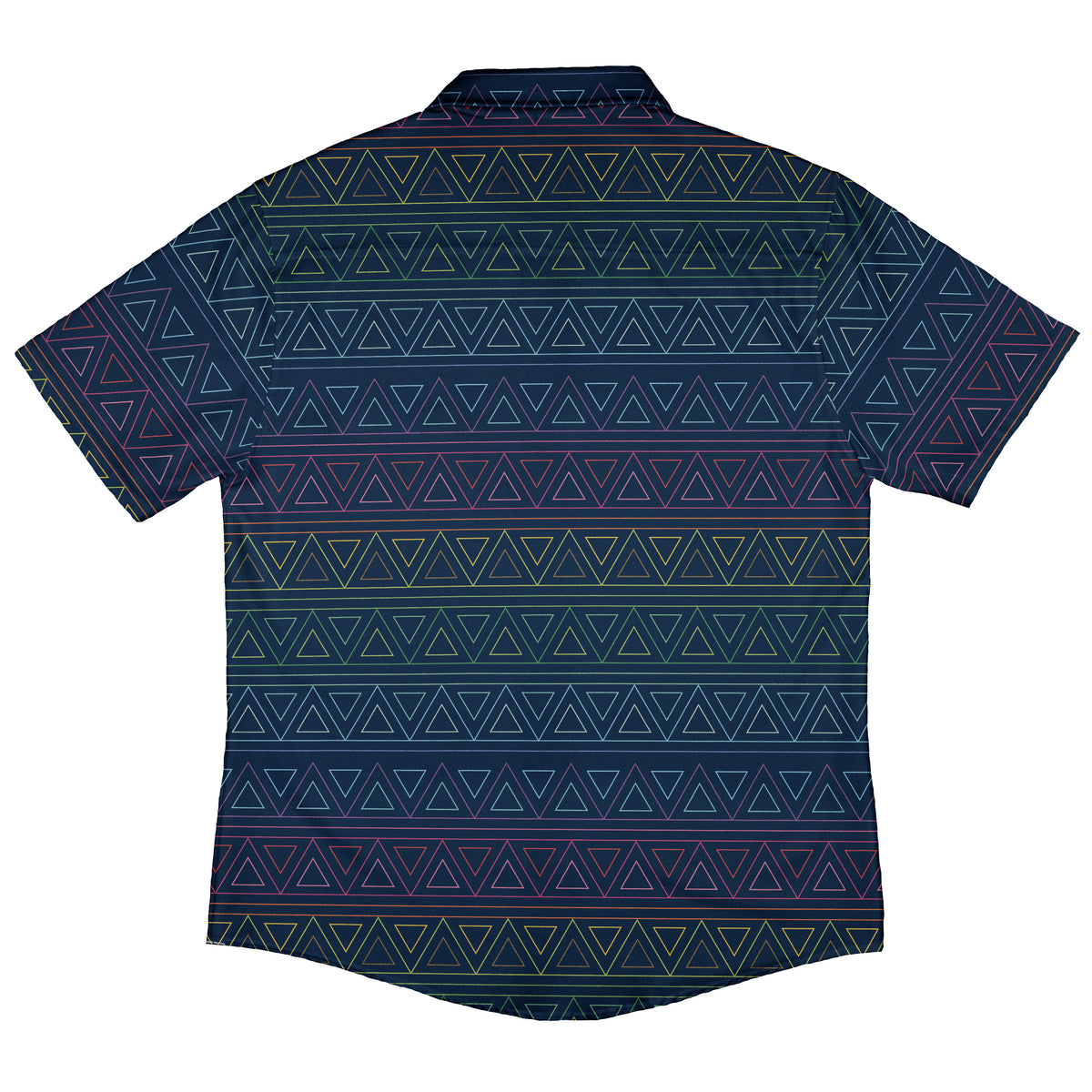 Rainbow Tribal Button Up Shirt Back