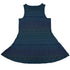 Rainbow Tribal Sleeveless Dress back