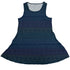 Rainbow Tribal Sleeveless Dress front