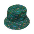 Rainforest Field Notes Bucket Hat Gray Stitching