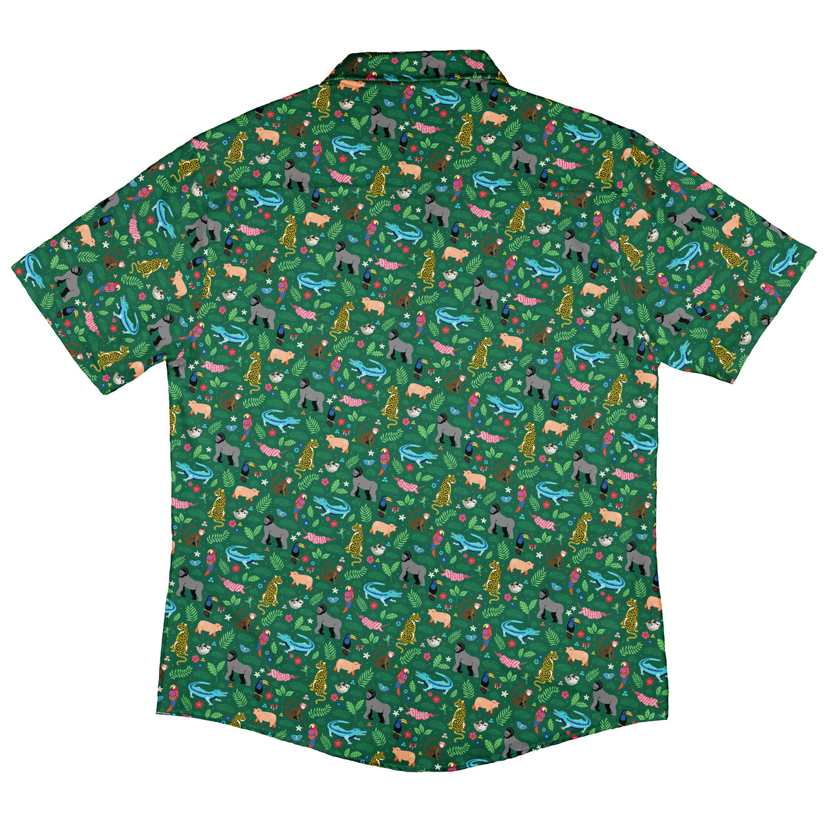 Rainforest Field Notes Button Up Shirt Back