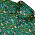 Rainforest Field Notes Button Up Shirt Neck