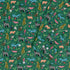 Rainforest Field Notes Long Sleeve Button Up Shirt sleeve close