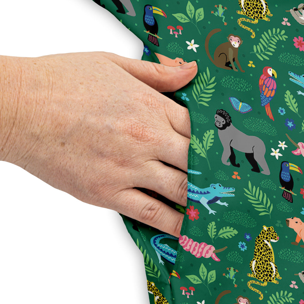 Rainforest Field Notes Sleeveless Dress Pocket