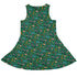 Rainforest Field Notes Sleeveless Dress back