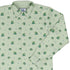 Raining Frogs Pastel Green Long Sleeve Button Up Shirt Geek Nerd adult sizing Animal Patterns Anime