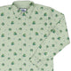 Raining Frogs Pastel Green Long Sleeve Button Up Shirt Geek Nerd adult sizing Animal Patterns Anime
