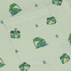 Raining Frogs Pastel Green Long Sleeve Button Up Shirt Geek Nerd adult sizing Animal Patterns Anime