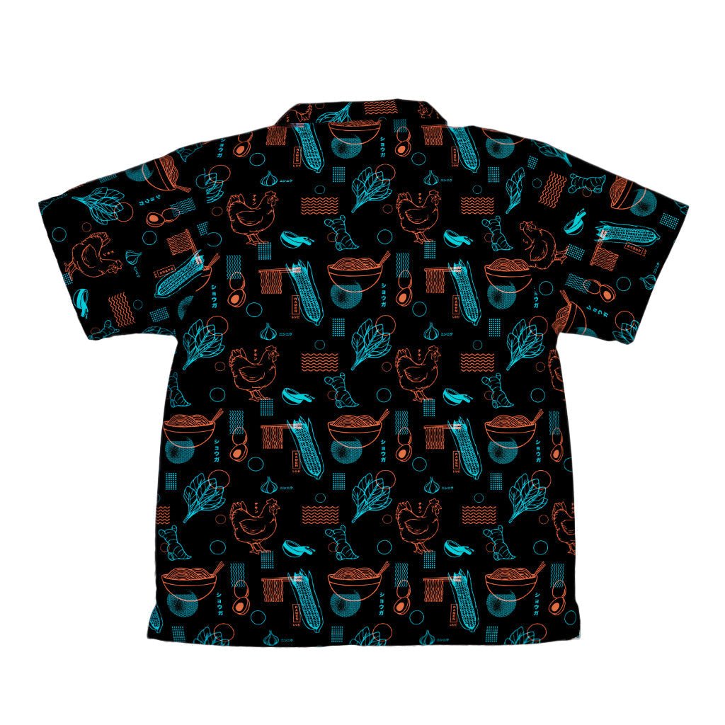 Ramen Recipe Japanese Dark Youth Hawaiian Shirt - Anime - Design by Tobe Fonseca - Q3 - 2