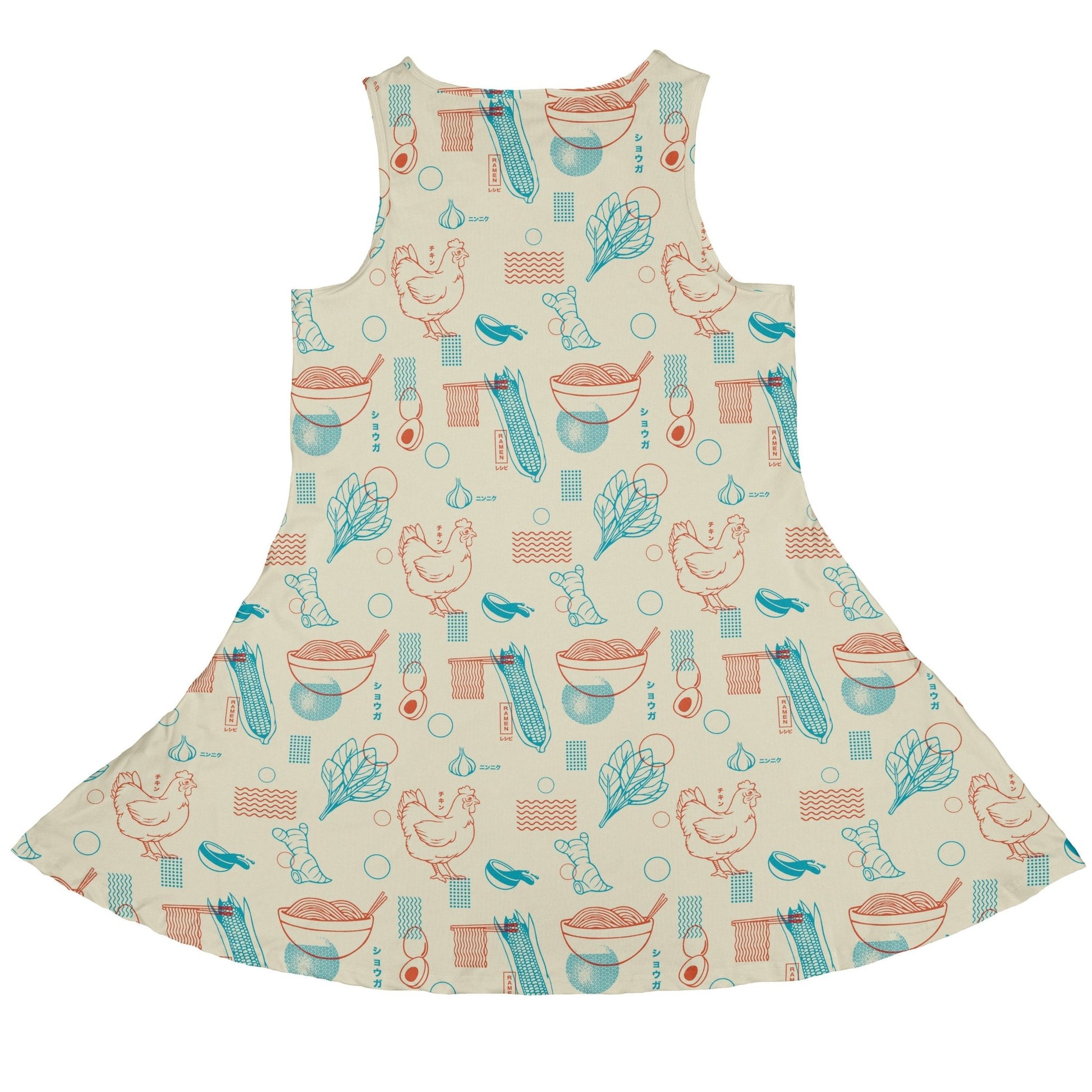 Ramen Recipe Japanese Dress Geek Nerd Anime Design by Tobe Fonseca lx - C