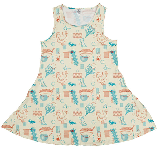Ramen Recipe Japanese Dress Geek Nerd Anime Design by Tobe Fonseca lx - C