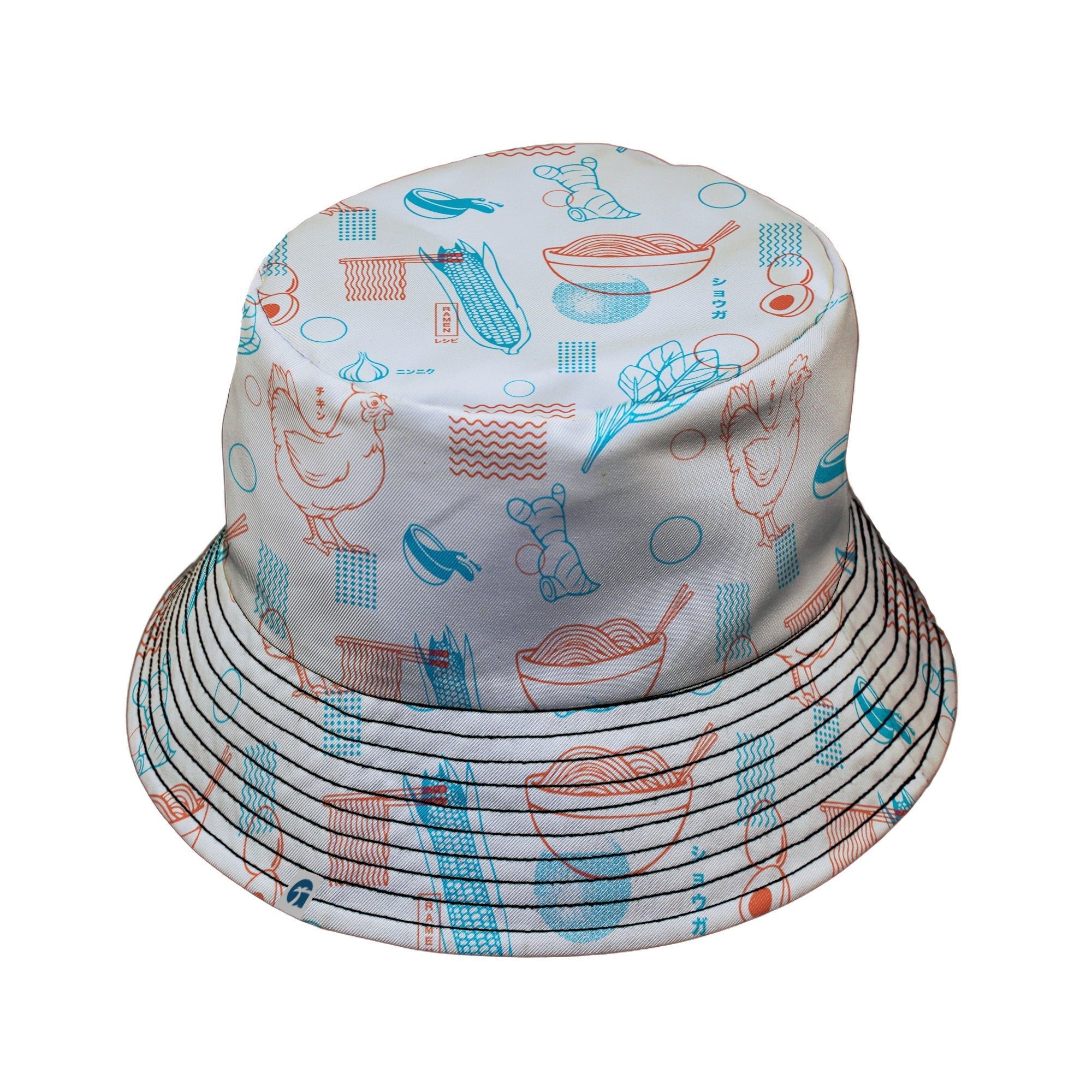 Ramen Recipe Japanese Bucket Hat - Anime - Design by Tobe Fonseca - lx - B