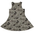 Raven Library Sleeveless Dress back