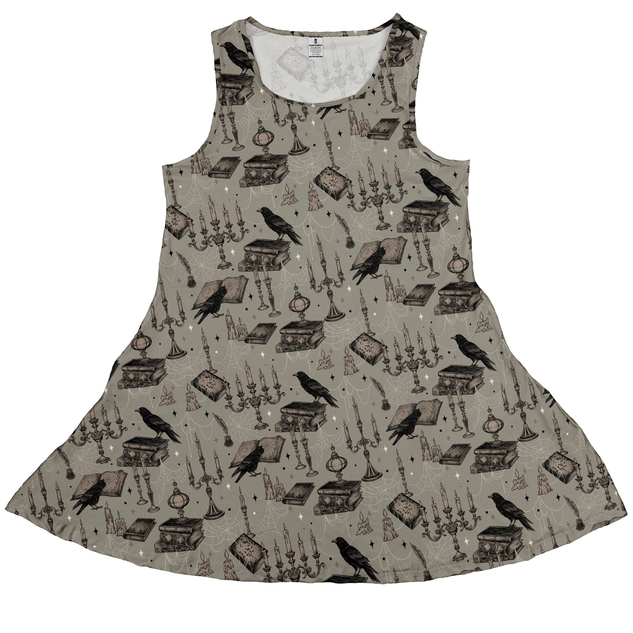 Raven Library Sleeveless Dress 1