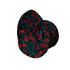 Raven in Bloom Scarlet Bucket Hat Side View