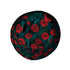 Raven in Bloom Scarlet Bucket Hat Top View