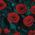 Raven in Bloom Scarlet Button Up Shirt Pocket