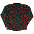 Raven in Bloom Scarlet Long Sleeve Button Up Shirt back