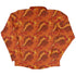 Red Dragon Fire Dnd Long Sleeve Button Up Shirt Geek Nerd adult sizing Animal Patterns Designs by Nathan