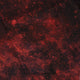Red Nebula Space Long Sleeve Button Up Shirt Geek Nerd adult sizing FLOW DESC WRITING outer space & astronaut print