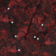 Red Nebula Space Long Sleeve Button Up Shirt Geek Nerd adult sizing FLOW DESC WRITING outer space & astronaut print