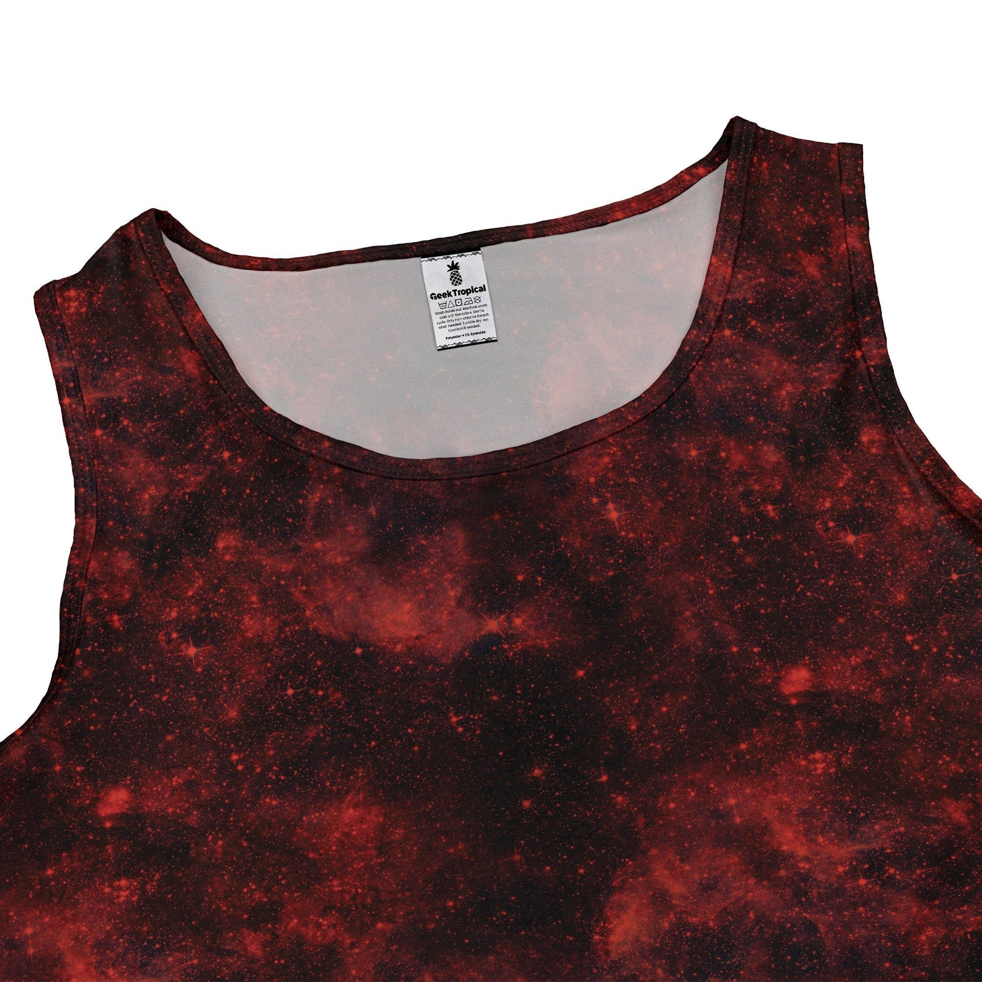 Red Nebula Space Dress Geek Nerd lx - C outer space & astronaut print
