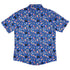 Reel Good Movie Time Blue Button Up Shirt Back