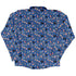 Reel Good Movie Time Blue Long Sleeve Button Up Shirt back
