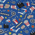 Reel Good Movie Time Blue Long Sleeve Button Up Shirt pocket