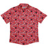 Reel Good Movie Time Red Button Up Shirt Flat Front