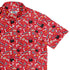 Reel Good Movie Time Red Button Up Shirt Top Corner