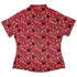 Reel Good Movie Time Red Curvy Button Up Shirt Old Curvy Button Up Shirt womens back