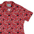 Reel Good Movie Time Red Curvy Button Up Shirt Old Curvy Button Up Shirt womens top right