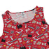 Reel Good Movie Time Red Sleeveless Dress close front