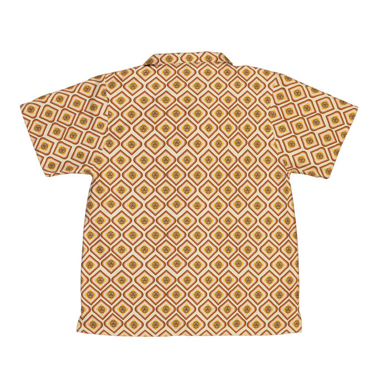 Retro Diamond Dice Youth Hawaiian Shirt Geek Nerd Design by Heather Davenport dnd & rpg print q225