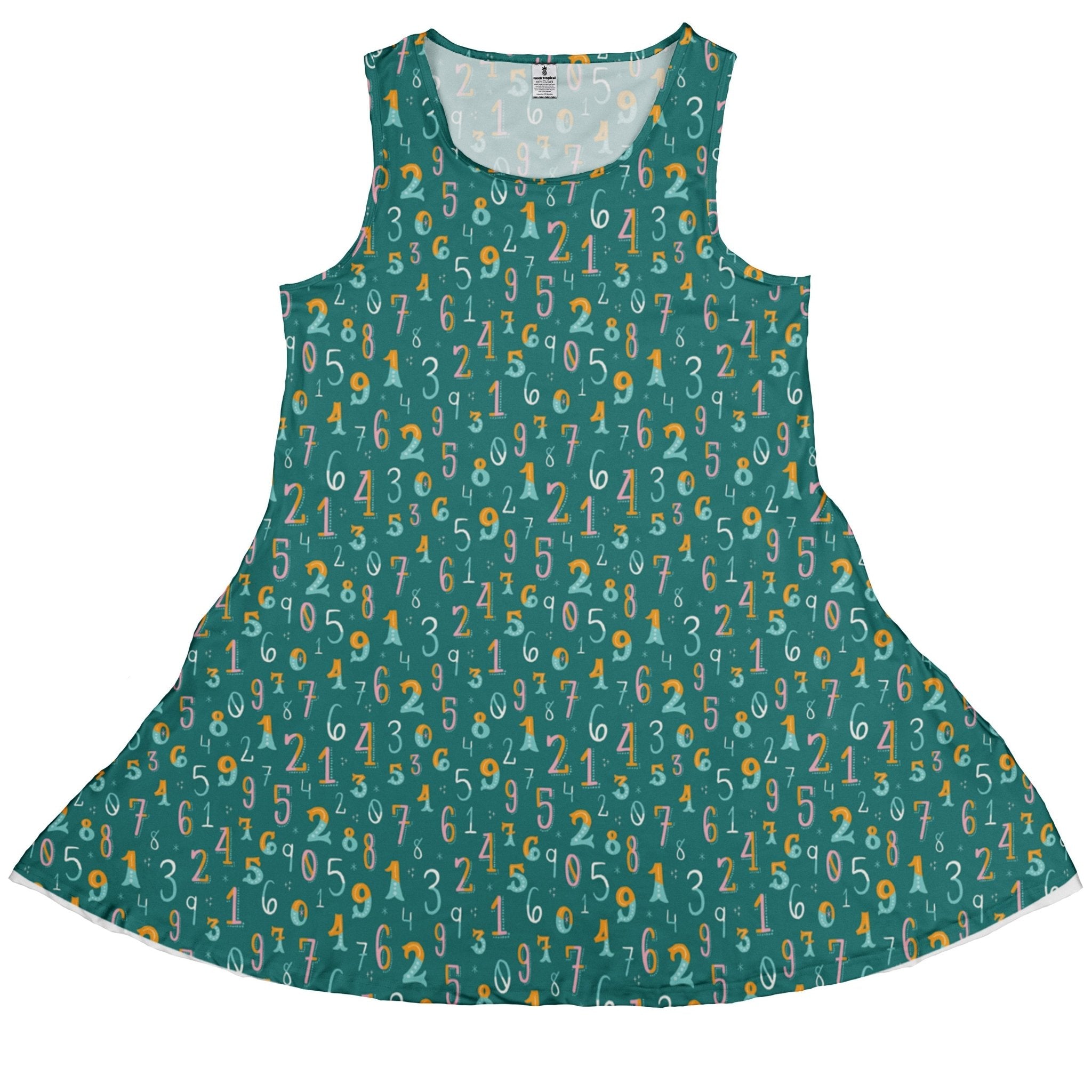 Retro Math Dress Geek Nerd Design by Zirkus Design lx - C mathematics print
