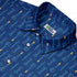 Retro Beaker Button Up Shirt Geek Nerd adult sizing Design by Zirkus Design q225