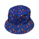 Retro Star Dice Bucket Hat Geek Nerd Design by Heather Davenport dnd & rpg print lx - B
