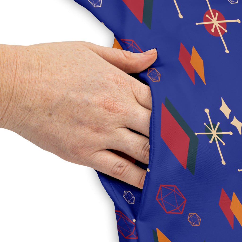 Retro Star Dice Dress Geek Nerd Design by Heather Davenport dnd & rpg print lx - C