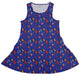 Retro Star Dice Dress Geek Nerd Design by Heather Davenport dnd & rpg print lx - C
