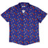 Retro Star Dice Button Up Shirt Geek Nerd adult sizing Design by Heather Davenport dnd & rpg print