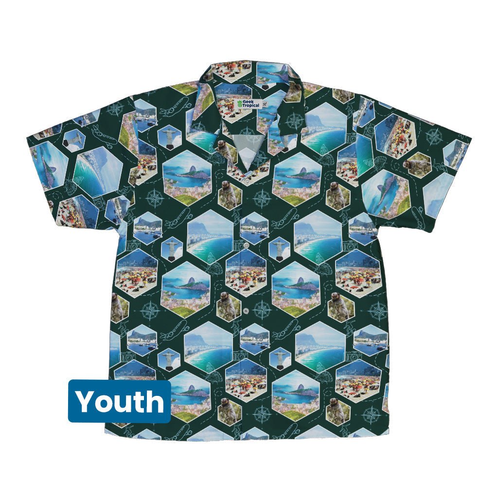 Rio Janeiro Wonder Youth Hawaiian Shirt Geek Nerd 0925 Botany Print Designs by Nathan
