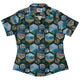 Rio Janeiro Wonder Curvy Button Up Shirt Geek Nerd 0925 All Adult Button Up Shirts Animal Patterns