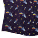 Rocket ships starry night Curvy Button Up Shirt Geek Nerd Design by Carla Morrow outer space & astronaut print women