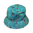Rocking Dinosaurs Day Bucket Hat Geek Nerd Design by Claire Murphy dinosaur print lx - B